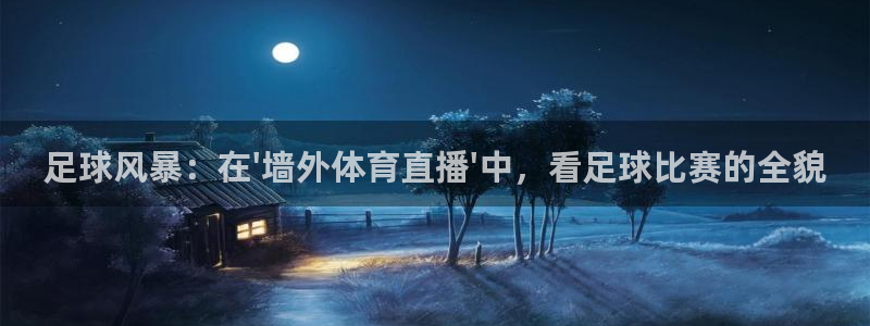 咪咕直播体育在线观看：足球风暴：在\'墙外体育直播\'中，看足球比赛的全貌